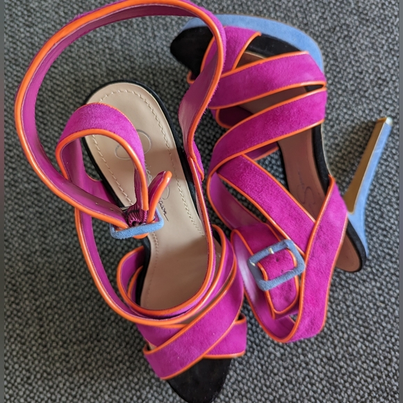 *NEW* Jessica Simpson Evangela Fuchsia Sz 8/38 - Picture 2 of 6